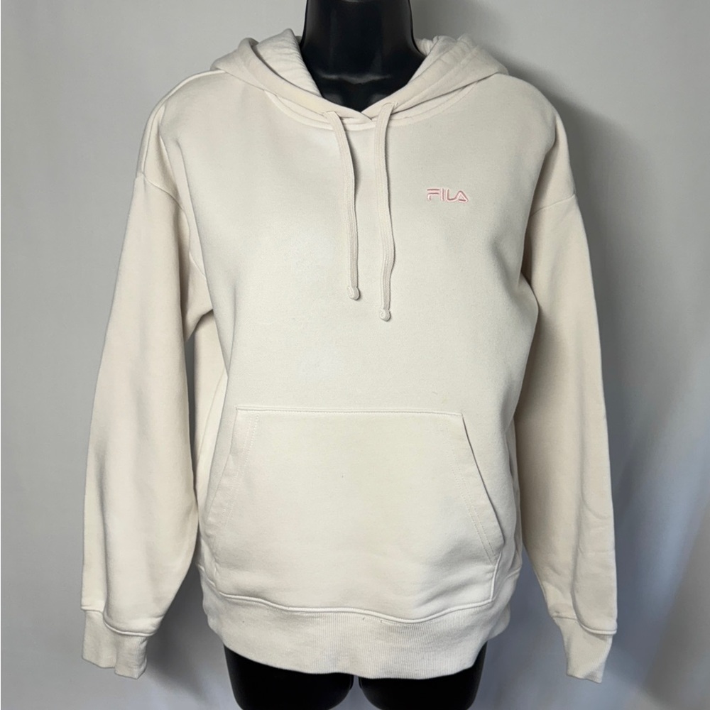 Women’s Cream Fila Hoodie (size: small)